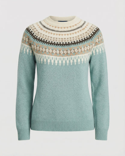 Damen Strickpullover Warm Boho-Stil