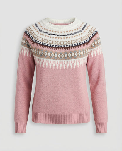 Damen Strickpullover Warm Boho-Stil