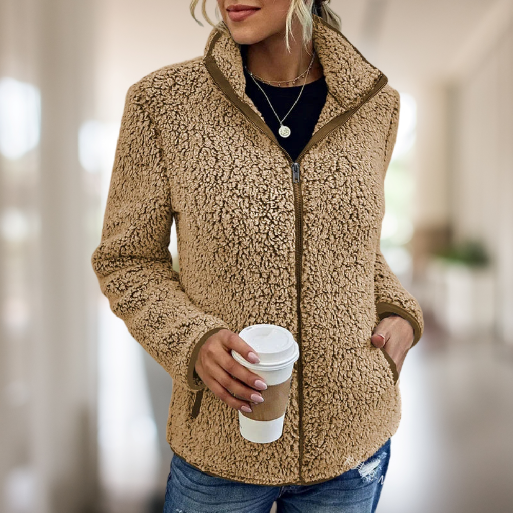 Damen Fleecejacke Warm Bequem