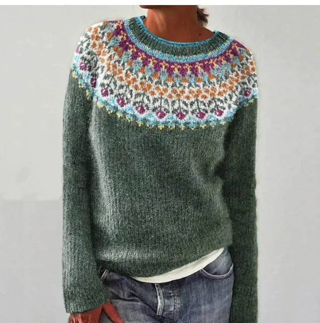 Norvielle Damen Klassischer Pullover