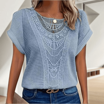 Damen Sommer- Kurzarm Boho-Style