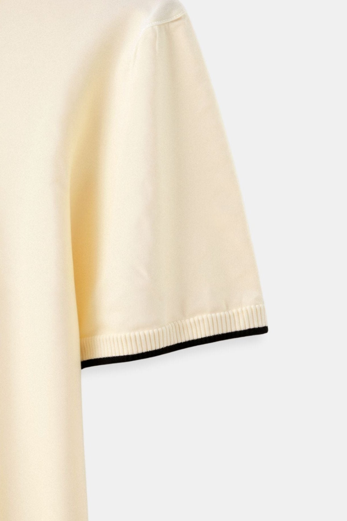 Herren Poloshirt Kontrastdetails Elegant Modern