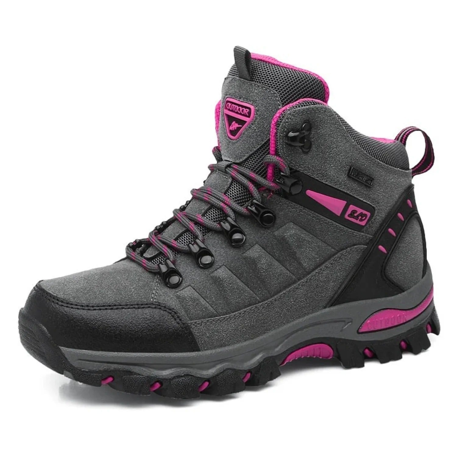 Norvielle Damen Orthopädische Wanderschuhe Rutschfest Gepolstert - Norvielle