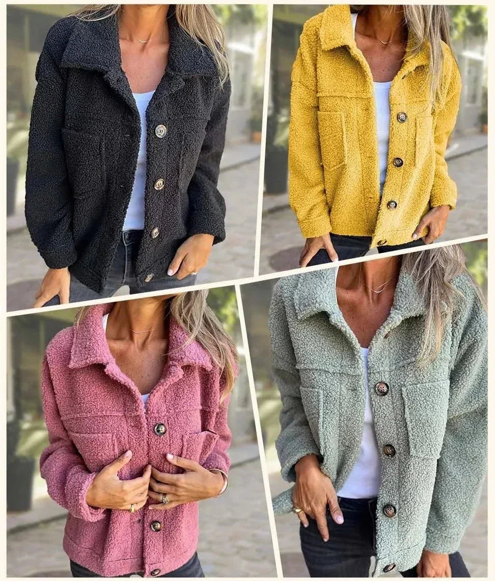 Damen Kurzjacke Bella Warm Frühling Leder