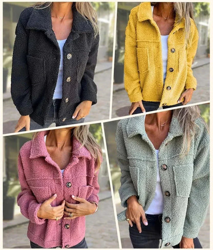 Damen Kurzjacke Bella Warm Frühling Leder