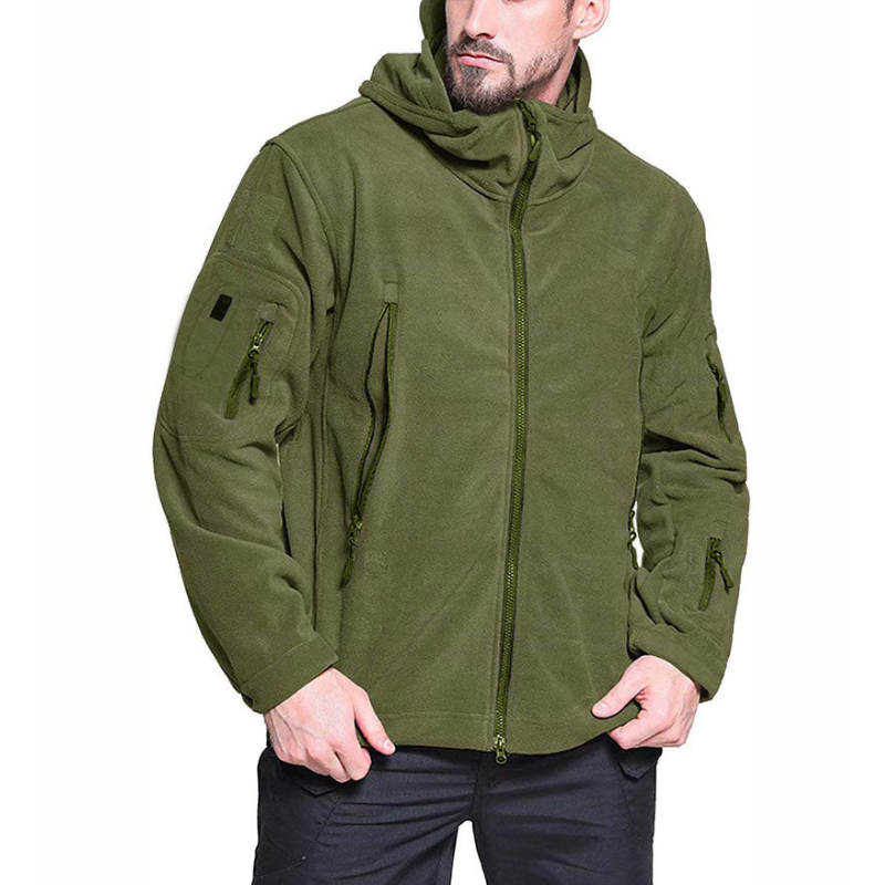 Norvielle Herren Fleecejacke Winddicht