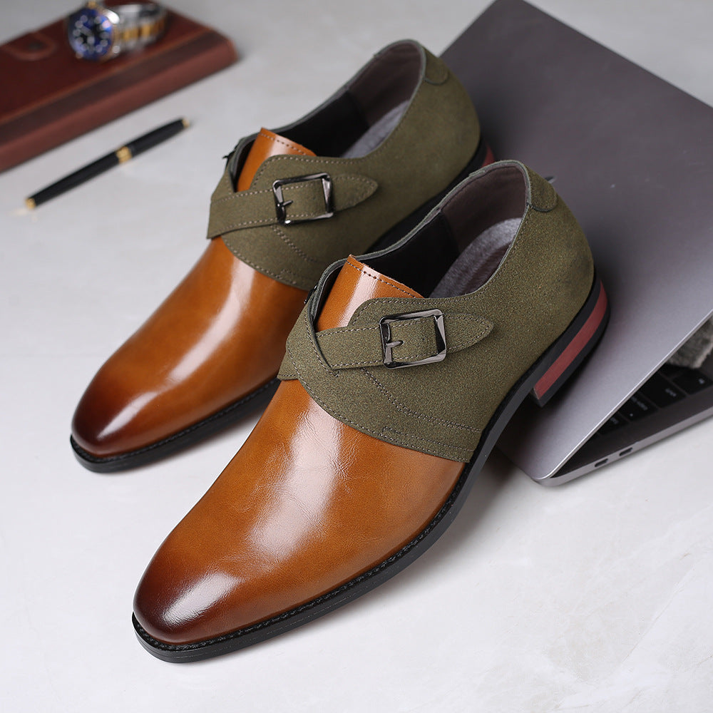 Herren Formelle Schuhe Schwarz Leder - Norvielle