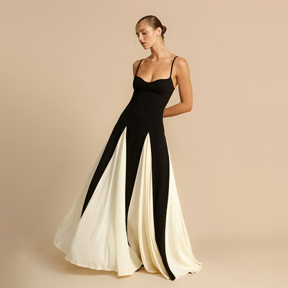 Eloise Damenkleid Schrägstreifen Elegantes