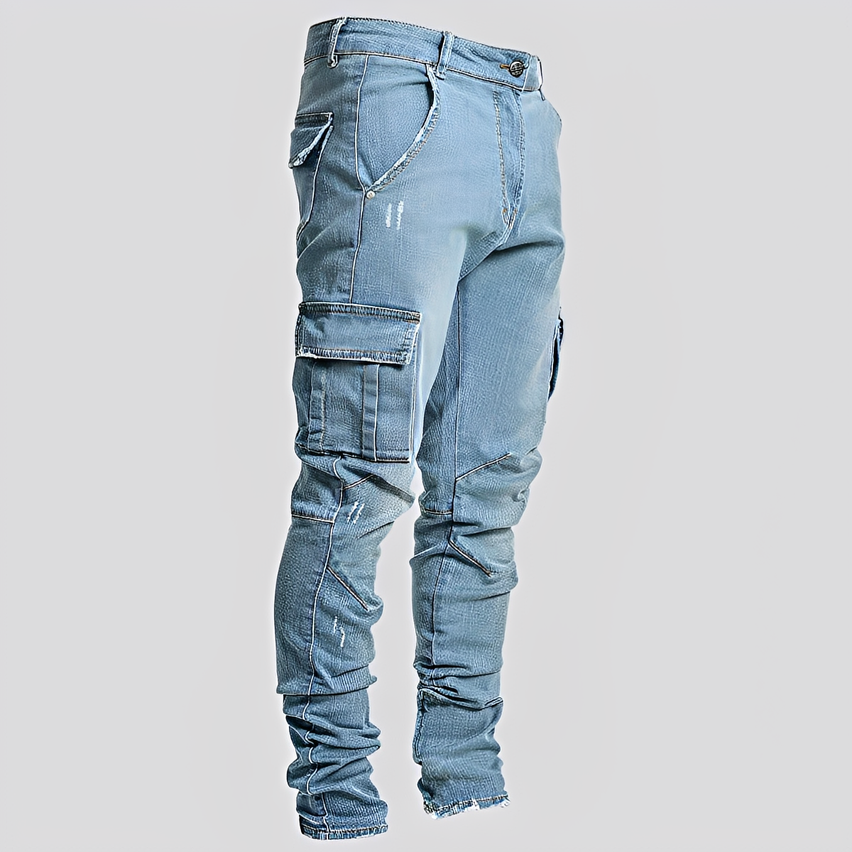Herren Denim-Jeans Mehrertaschen