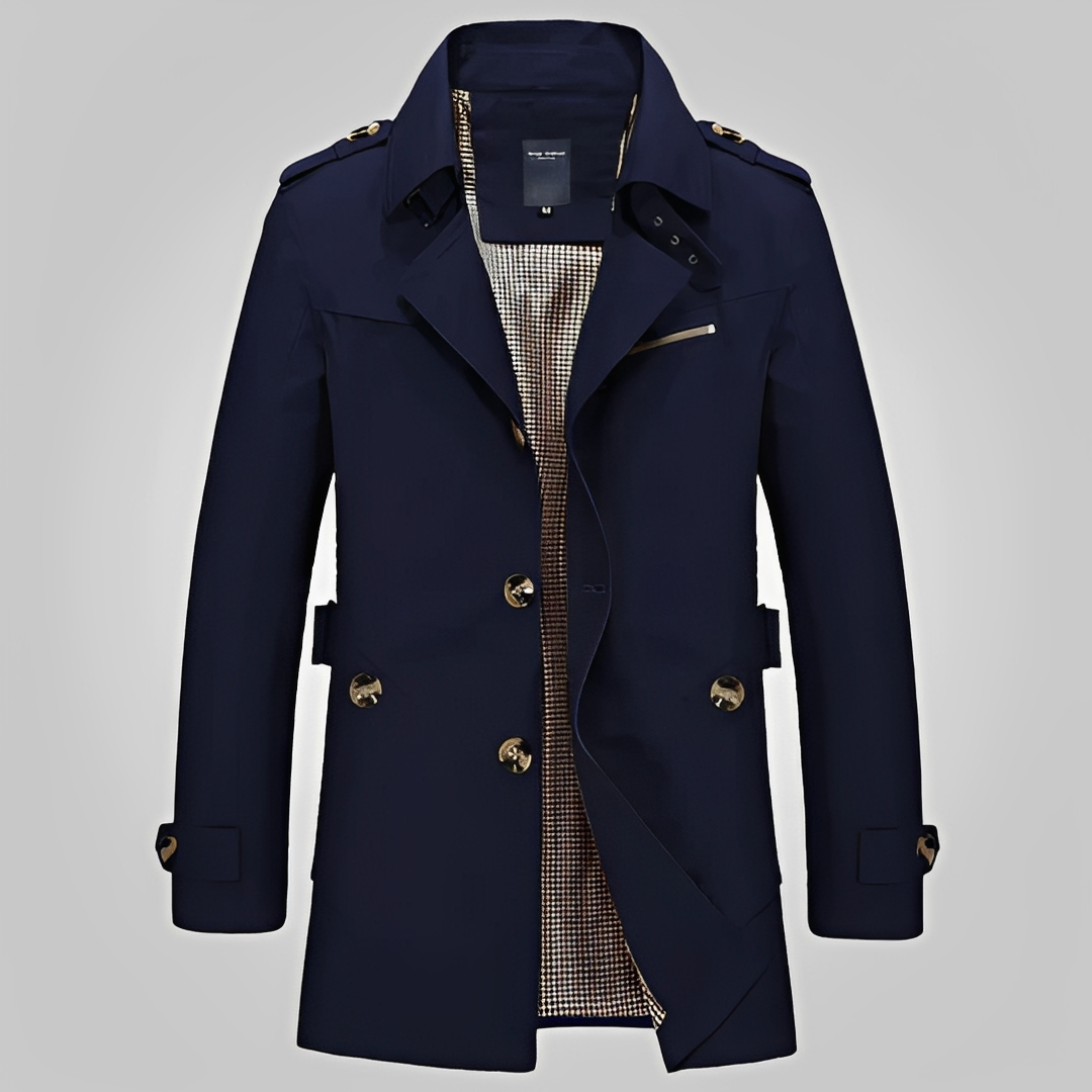 Hanzo Herren Wintertrenchcoat Warm