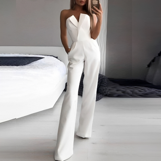 Eunis Damen Kombination Elegant Schwarz - Norvielle