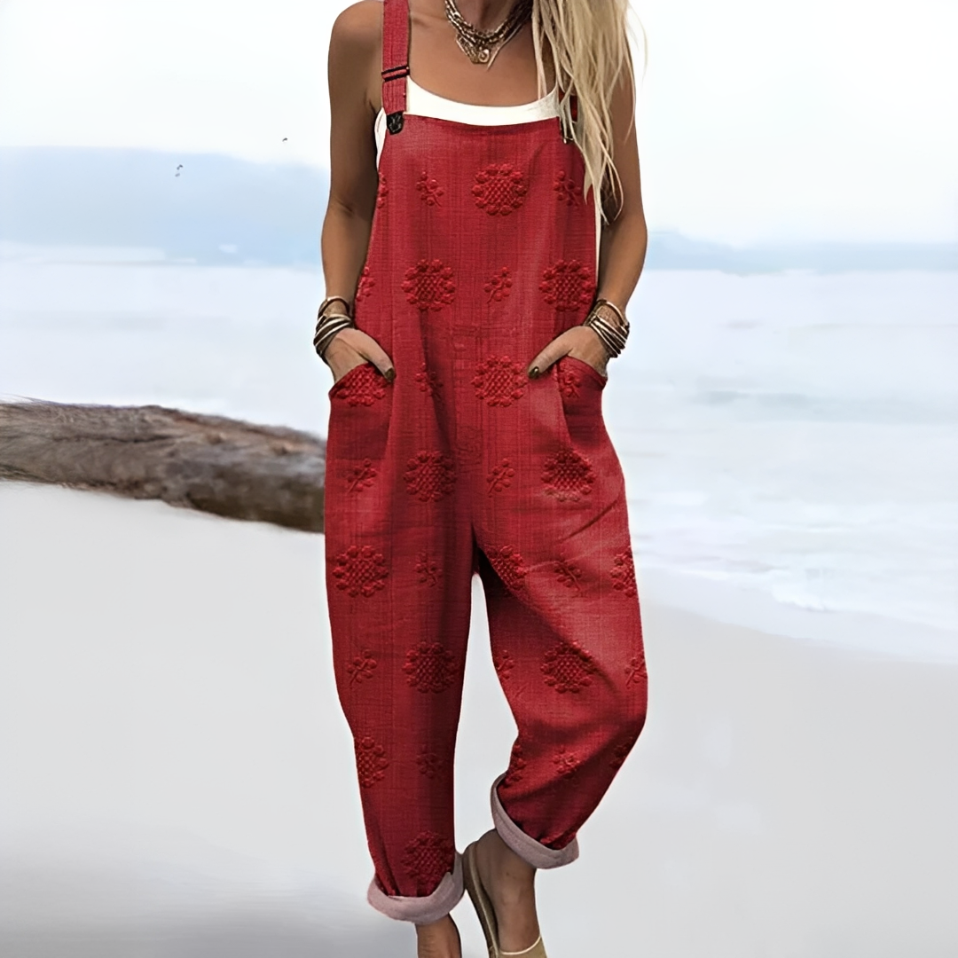 Damen Jumpsuit Leicht Sommerlicher Alltag Overall