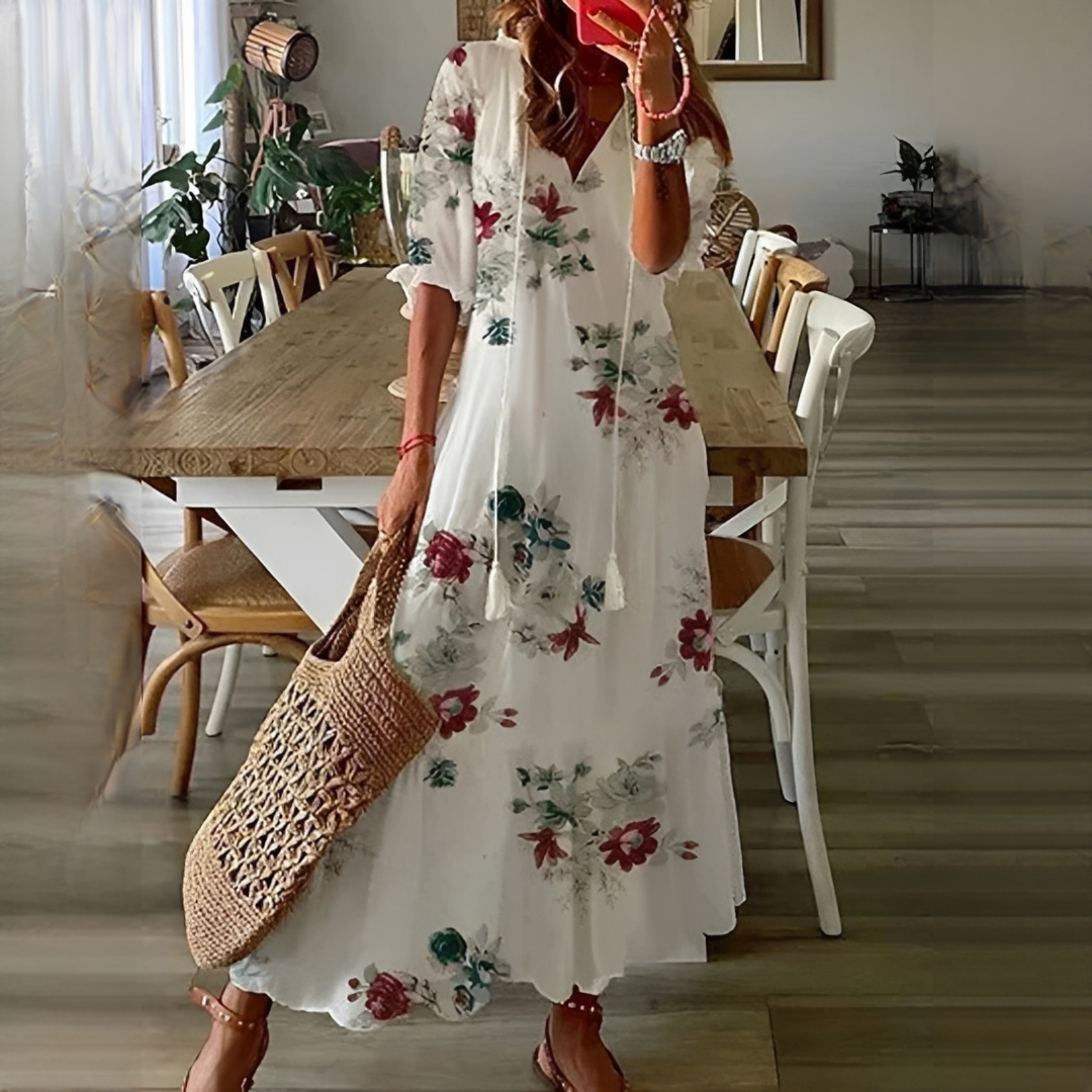 Damen Sommerkleid Leichtes Kleid Pastellfarben