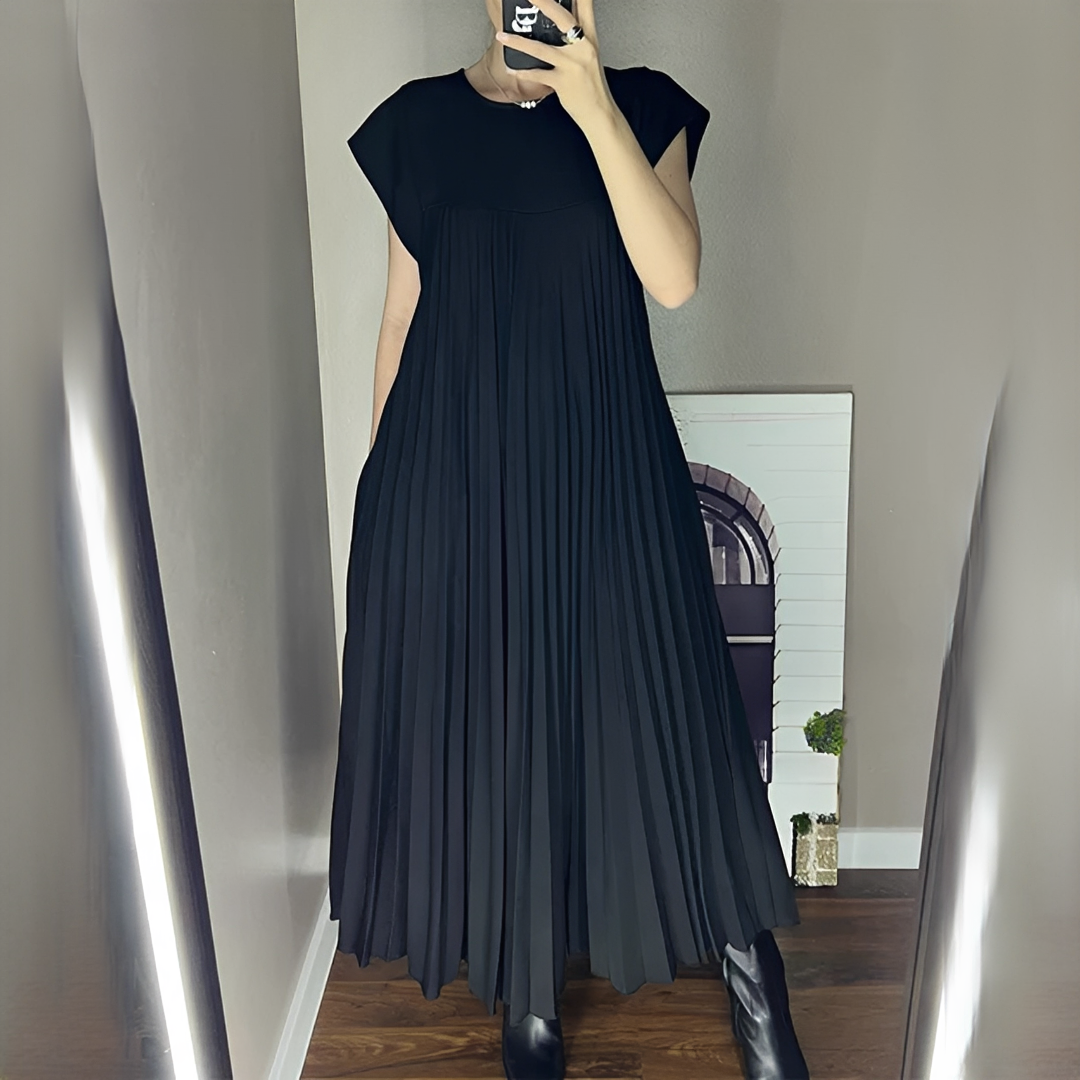 Damen Langkleid Sommer atmungsaktives Leichtes