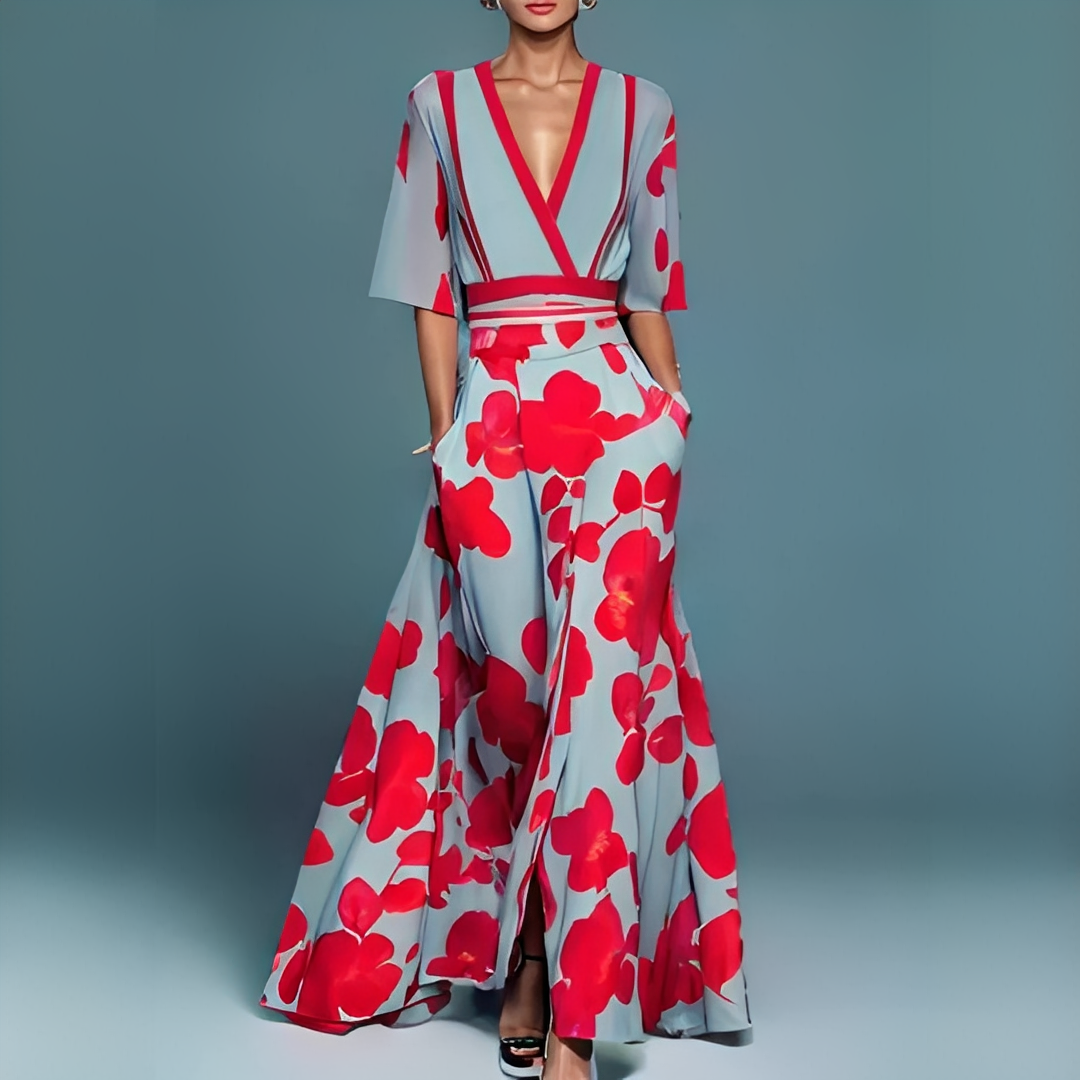 Damen Trendkleid Kurzärmelig - Norvielle