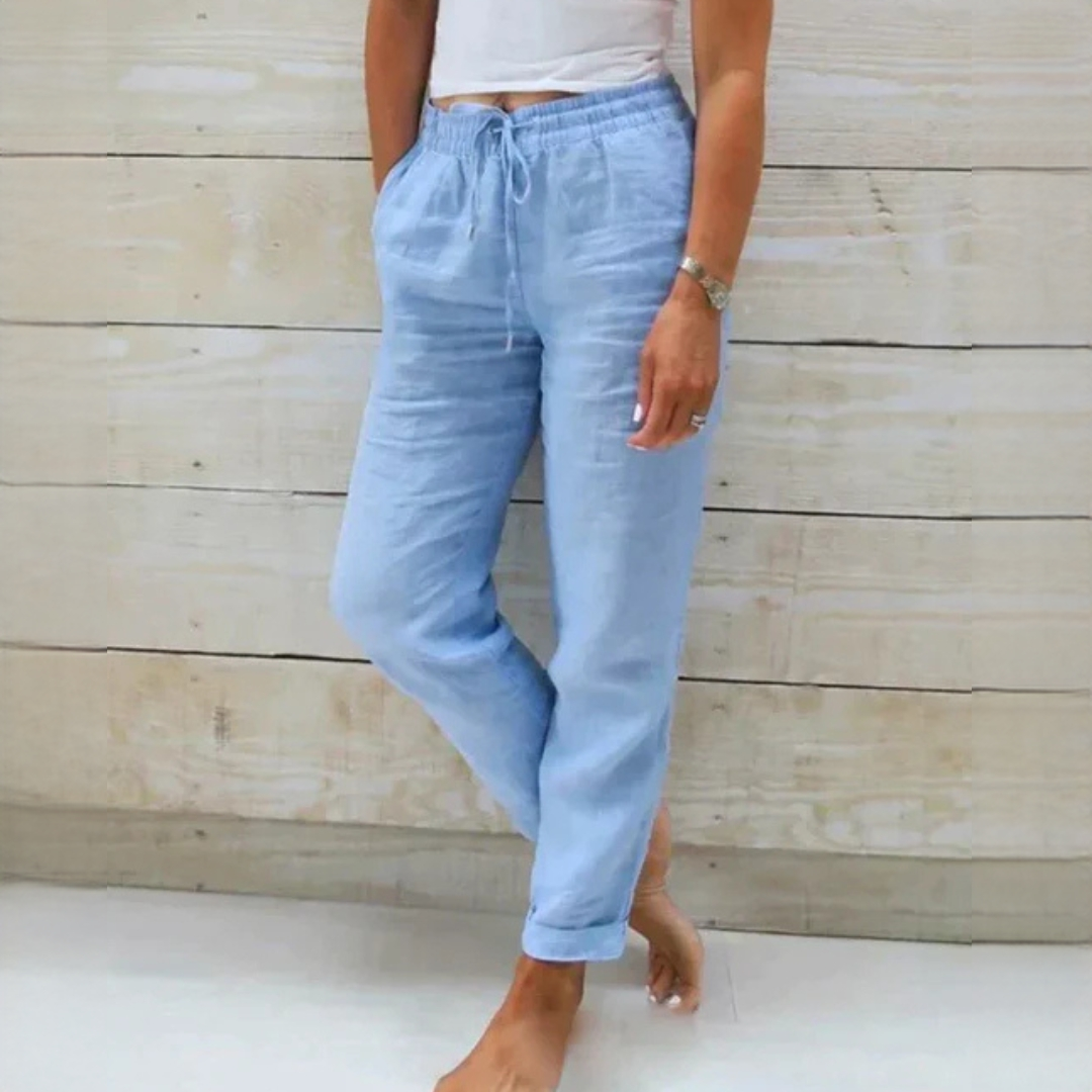 Damenhose Elegante Kordelzug