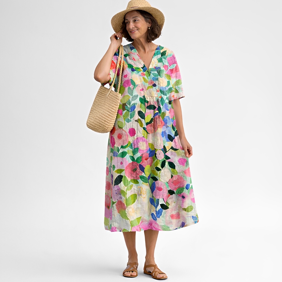 Venna Damen Sommerkleid Leicht Stilvoll - Norvielle