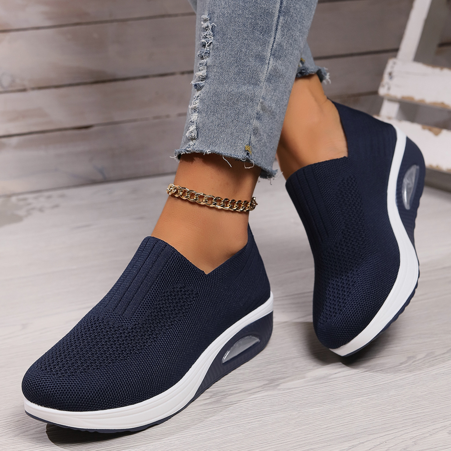 Damen Sneaker Bequem Modern