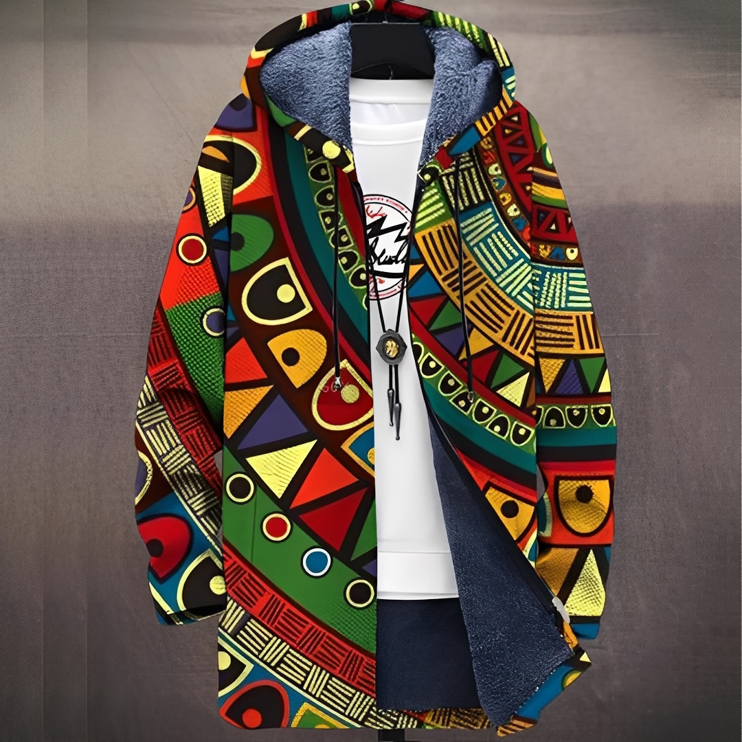 Romy Herren Hoodie Bedruckt Stilvoll Grau