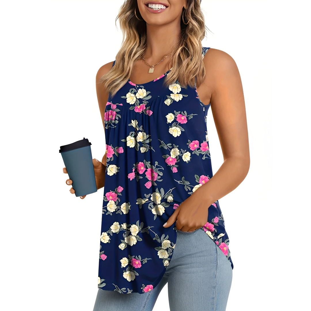 Damen Sommerbluse Modisch Leicht Pastell