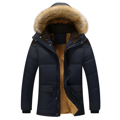 Herrenjacke Abnehmbare Kapuze Zeitgemäß