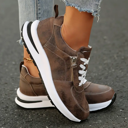 Norvielle Damen Orthopädische Sneaker Komfortschuhe