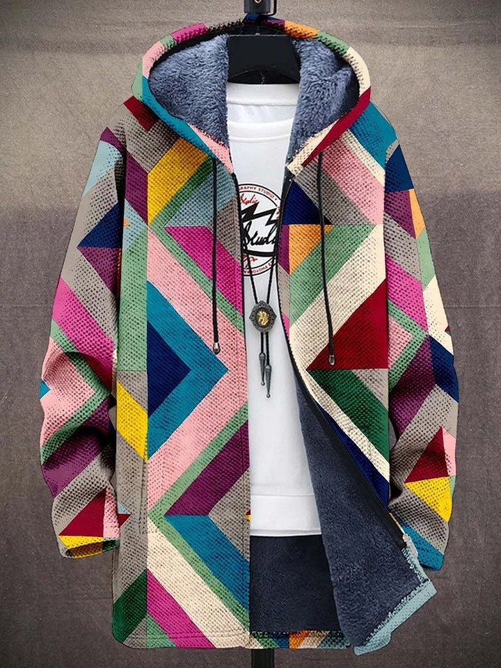 Kapuzenpullover Geometrisches Muster - Norvielle
