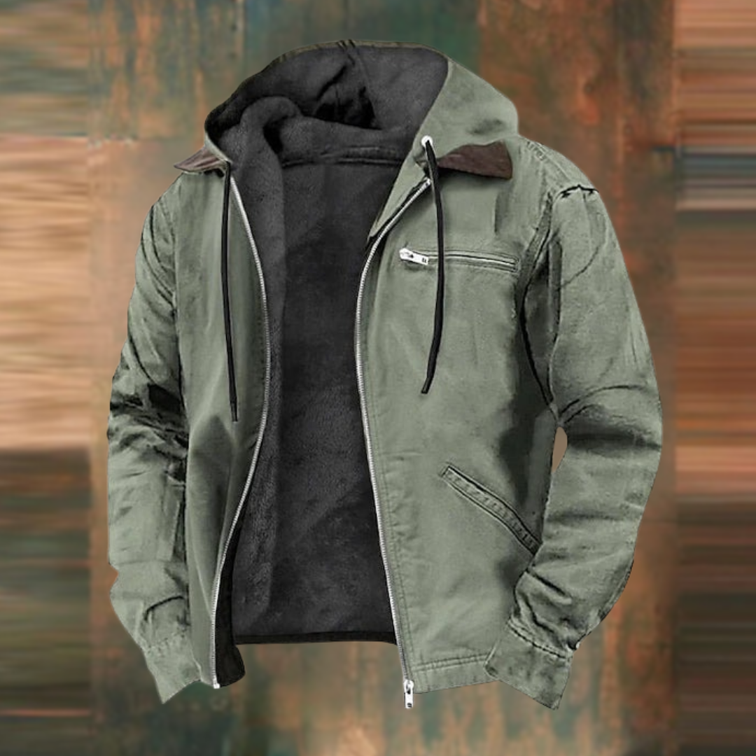 Herren Fleece Kurzjacke Warm Winter