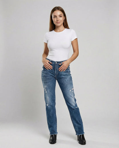 Damen Jeans Lockere Streetwear - Norvielle