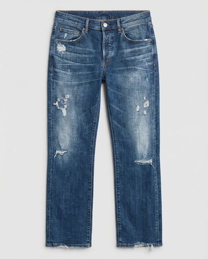 Damen Jeans Lockere Streetwear