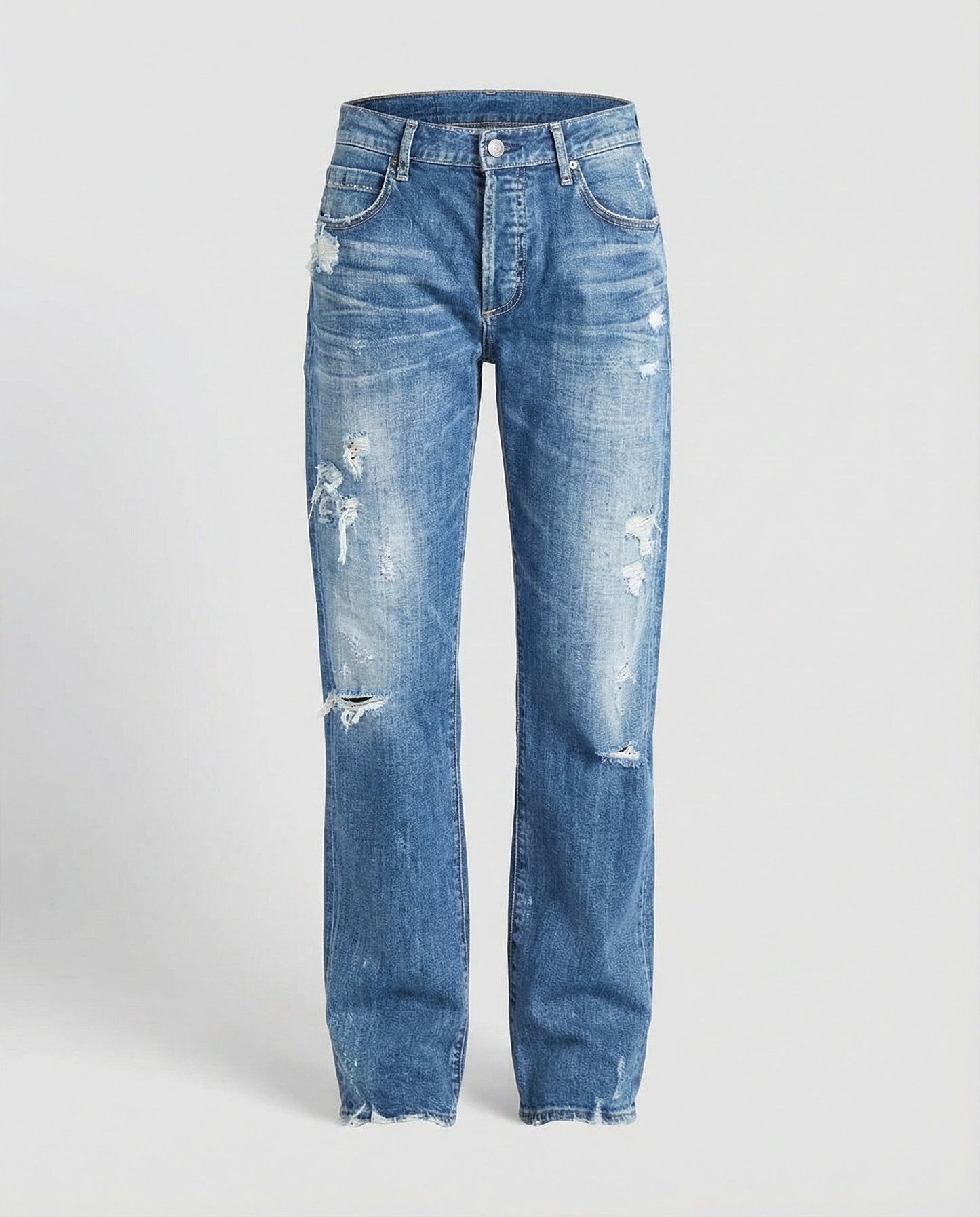 Damen Jeans Lockere Streetwear