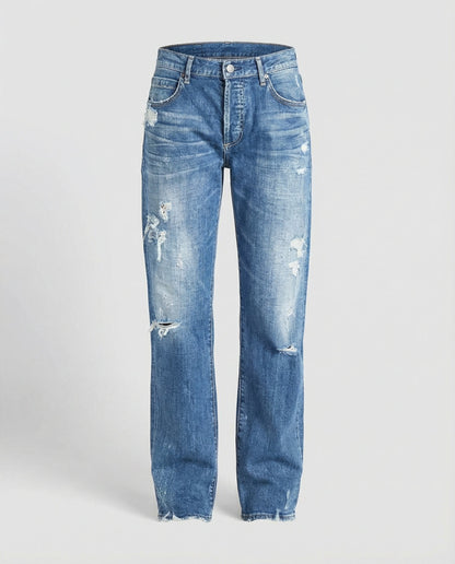 Damen Jeans Lockere Streetwear
