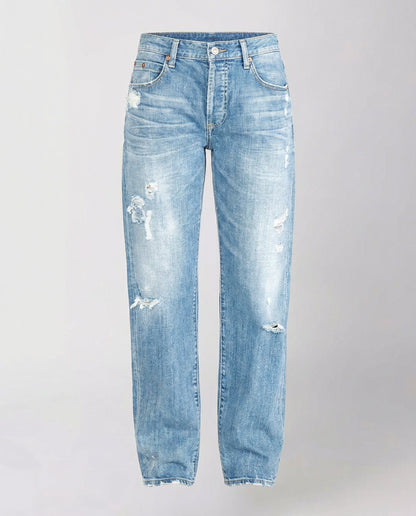 Damen Jeans Lockere Streetwear