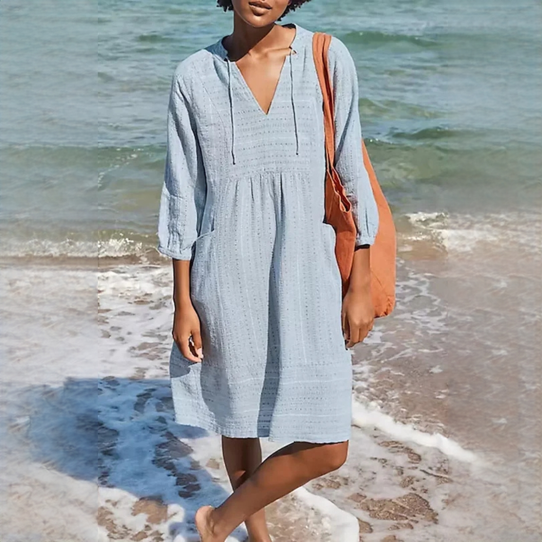 Diona Damen Sommerkleid Elegant Leicht