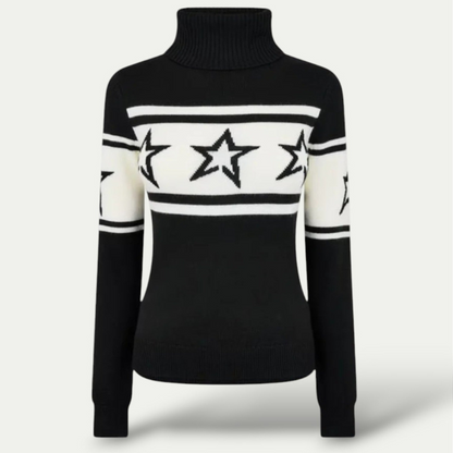 Norvielle Damen Rollkragenpullover Warm Winter