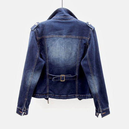 Lockere Passform Damen Jeansjacke
