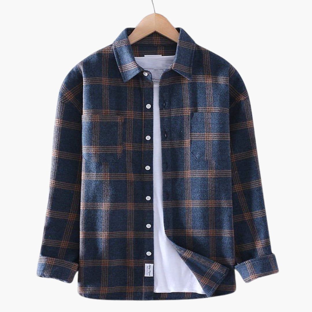 Herrenhemden aus Baumwolle Slim Fit Weiß