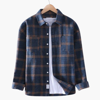 Herrenhemden aus Baumwolle Slim Fit Weiß
