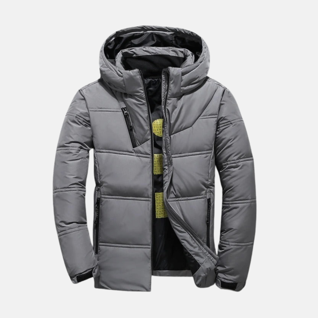 Daunenjacke Damen Mit Kapuze Gequiltet Wasserabweisend