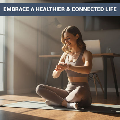 Smartwatch mit Wellness-Tracking und Bluetooth