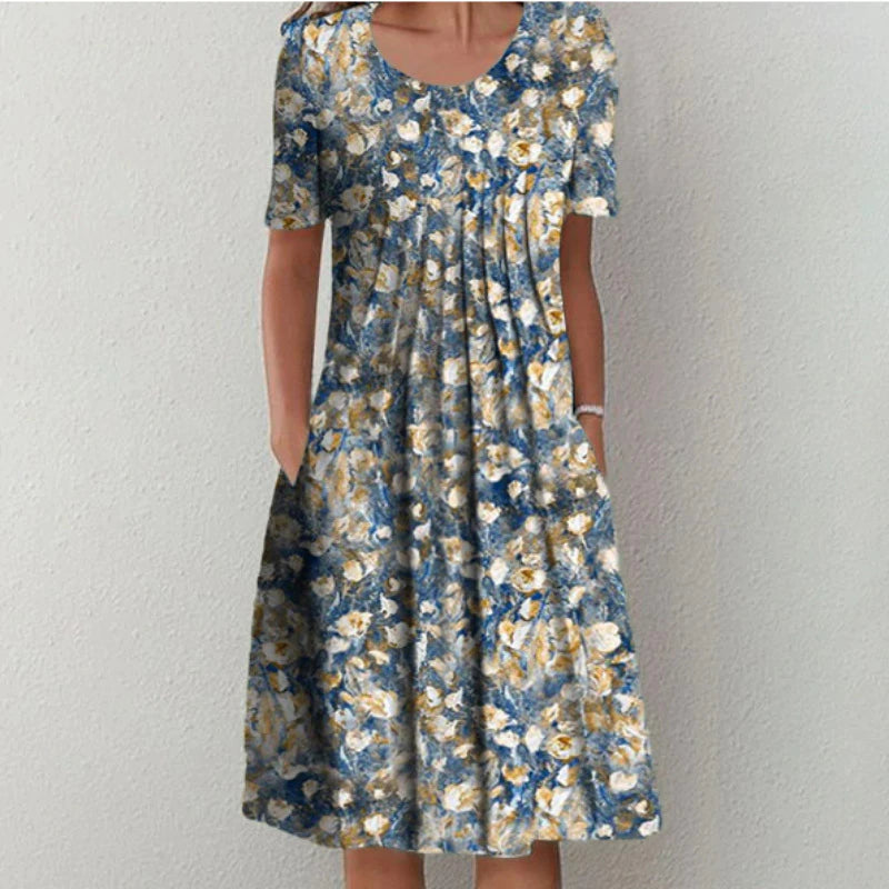 Elegantes Damen Baumwollkleid