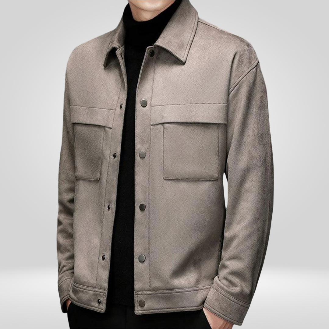 Herren Utilityjacke Funktional Struktur