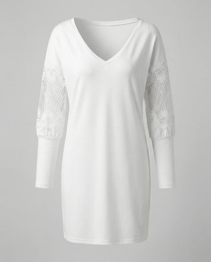 Norvielle Damen Midikleid Atmungsaktives Mesh