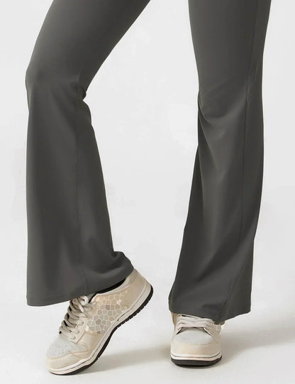 Damen Jumpsuit Enganliegend Weite Bein Komfort
