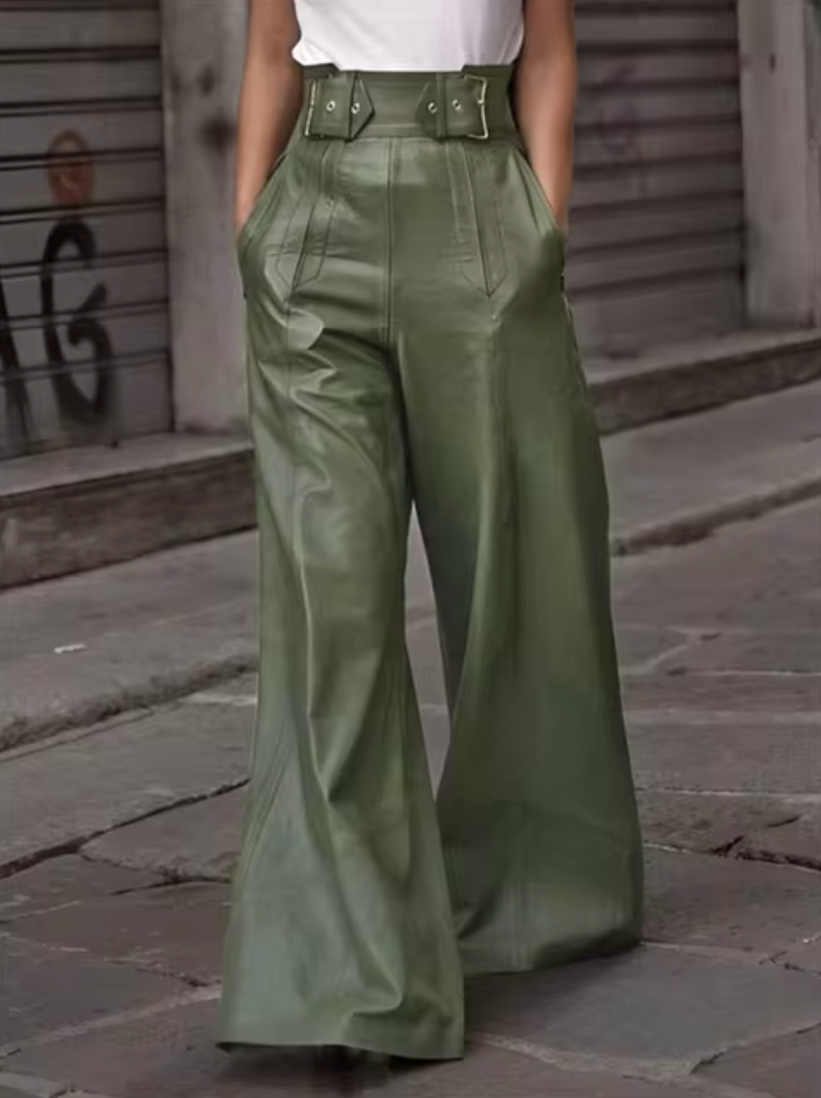 Norvielle Damen Hochgeschnittene Hose