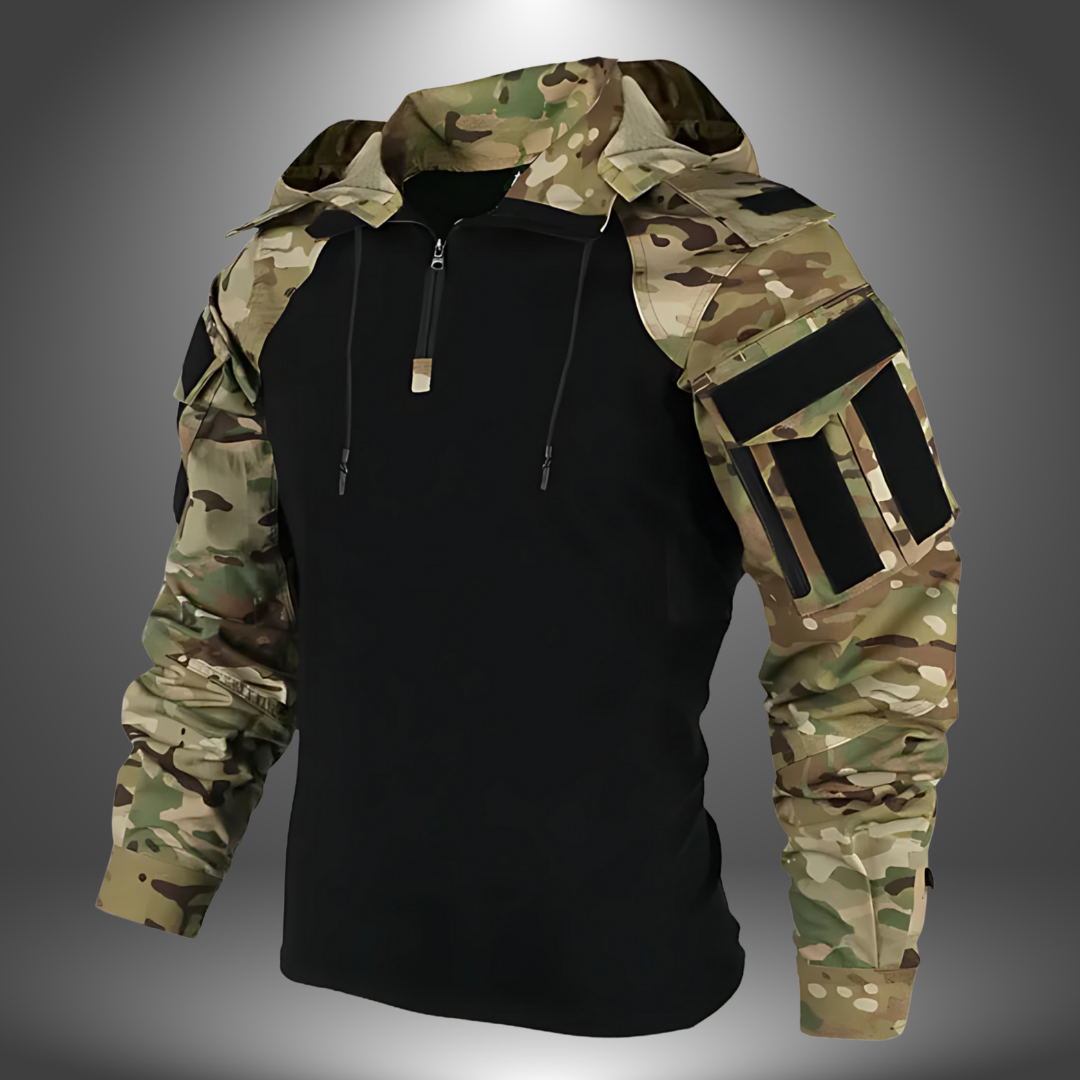 Männer Militärjacke Robust Olivgrün