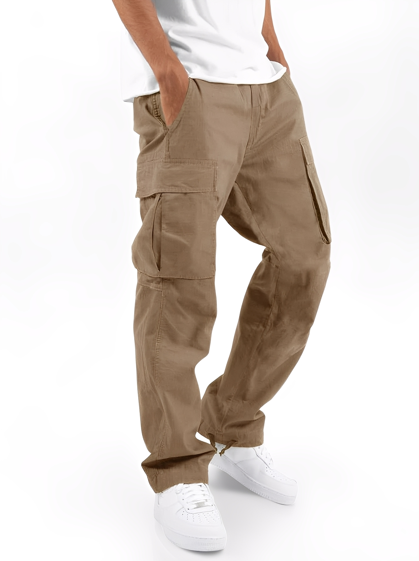 Cooper Herren Cargohose Bequem Kordelzug - Norvielle