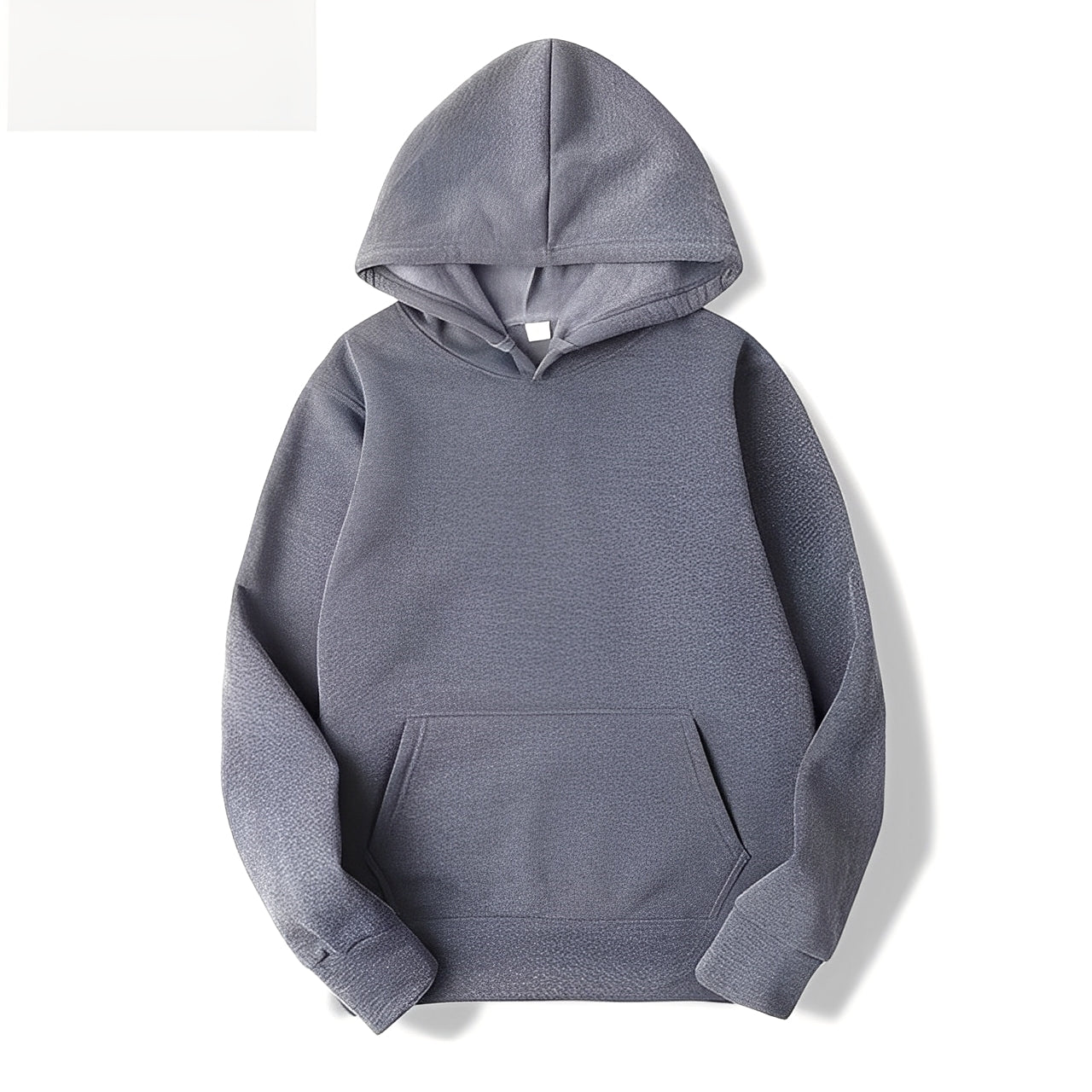 Unisex Hoodie mit Tasche Grau Baumwolle