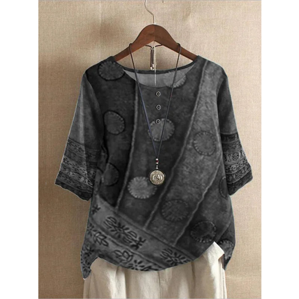 Farbenfrohes Damen-Boho-Oberteil