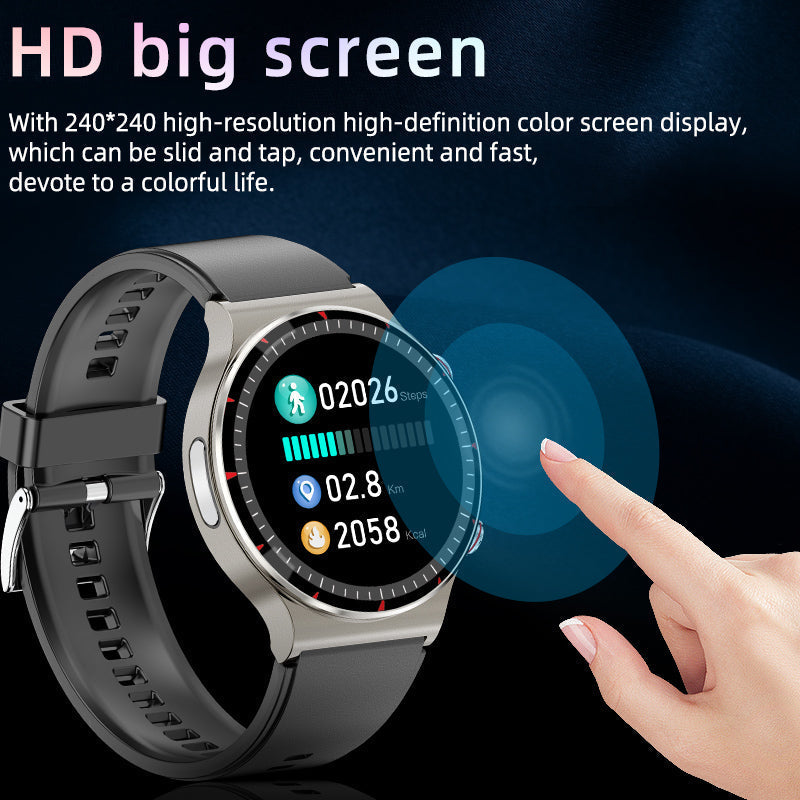 Medizinische Smartwatch EKG 512Hz Biosensor SpO2 Herzfrequenz IP67